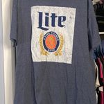 Miller Lite Tshirt Gray Size XL Photo 0