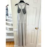 Athleta  Grey Silk Blend Maxi Dress Built in Bra Photo 1