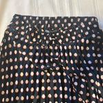 ZARA  Black and Pink Polka Dot Skirt Photo 1