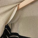 Misook EXCLUSIVELY Knit Cardigan Lurex Gold & Black Stripe Business Extra Small Photo 5