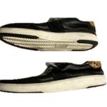 Naturalizer Evin-Lace Black Leather Sneakers Lace-Up Casual Shoes Size 7 Photo 5