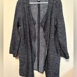 Eileen Fisher Soft Organic Cotton Tweed Coat Open Front Cardigan Size Large Photo 0