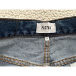 Pistola Women's Eden High Rise Mom Slim Kick Jean Vintage Raw Hem Blue Size 27 Photo 4