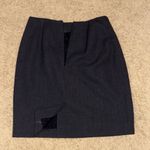 Hugo Buscati Skirt Suit Double Breasted Blazer Career Gray wool made in USA Sz 6 Photo 14