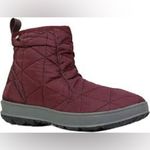 Bogs quilted ankle boots maroon size 8‎ Purple Photo 7