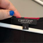 Karen Kane EUC  Sz Large Black Floral Dress! 1 Photo 2