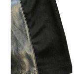 WILDCAT Black Faux Leather & Side Strip Short Full Zip Mini Skirt ~ Women's MED Photo 3