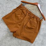 Madewell  Women’s Camp Shorts 2.5” Cotton High Rise in Burnt Sienna Size M Photo 5