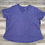 Ideology Women's Purple V-Neck Top Photo 4
