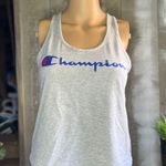 Champion Racerback Gray Tank Top Athletic wear Women’s small Photo 3