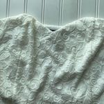 Eloquii Lace Cropped Off the Shoulder Blouse Ivory Off White Size 18 NWT Bridal Photo 6