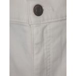 Gap Kick Fit High Rise Raw Hem Jeans Optic White 32 Tall (14T) Photo 4