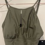 Ellen Tracy New olive green  one piece swimsuit Photo 5