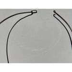 Vintage 925 MEXICO Sterling Silver Open Wire Choker Necklace Signed Medusa Photo 12