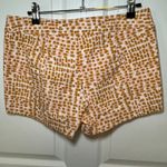 J.Crew  City Shorts Pink Brown Print Chino Summer Casual Size‎ 4 Photo 3