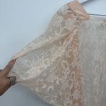 Mara Intimates Vintage Light Pink Lace Sheer Top Lingerie One Size Coquette Photo 8