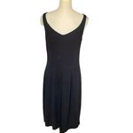 Cotton Express Vintage Express Women's Sleeveless Black Cowl Neck Midi Length Dress Size 6 Photo 2