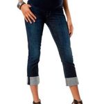 Citizens of Humanity Maternity Jeans Belly Panel Dani Straight Leg Crop Size 28 Photo 0