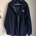 Vintage Door County Berber Fleece Zip Up Blue Size XL Photo 0