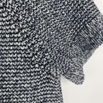 Lucky Brand Sz S Sweater Chunky Knit Short Sleeve Scoop Neck Blue Marled Women’s Photo 2