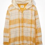 American Eagle  Cozy Cabin Oversized Hoodie Flannel Photo 1