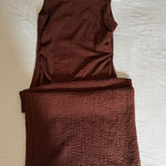Brown skin tight dress Size M Photo 0