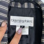 Bloomingdales Bloomingdale’s Black and White Stripe Blazer Size 4 EUC #VEG-0285 Photo 6