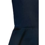 Halston Heritage $325  4 Stretch Knit Midi Dress Mock Neck Sleeveless Black Funky Photo 3