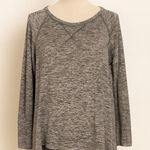 Mossimo Supply Co. Women’s Size S Heather Gray Oversized Pullover Long Sleeve To Photo 0