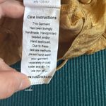 Motel Rocks Motel Tan Zebra Stripe Button Front Cropped Cami Tank Top Small Photo 4