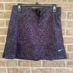 Speedo Black and Grey Print Tennis Pickleball Skirt Photo 0