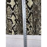 Michael Kors Skirt Sz M Snake Print Faux Wrap Stretch Pull On Elastic Waist Knee Photo 4