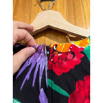 Vintage Made in USA Eber Floral Cotton Sleeveless Sheath Housewife Dress Size 14 Photo 4