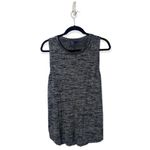 Gap Heather Gray Sleeveless Tank Top Size L Longline High Neck Stretch Knit Photo 2