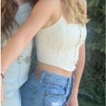 Wild Fable  Lace white Tank Top Photo 2