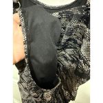 Calvin Klein Starburst One-Piece Swimsuit Snake Skin Black Size 8 Bathing Suit Photo 6