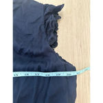 Wilfred  Aritzia Sidonie Tiered Black Babydoll Dress Flutter Sleeve Lined 1478 Photo 7