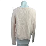 Brandy Melville  Pink Waffle Knit Drop Shoulder Oversized Pullover Sweater Top M Photo 1