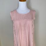 Knox Rose Embroidered Rayon Dress Sz Medium Dusty Pink Color Cottagecore Photo 4