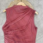 ZARA NWT  Women’s Sleeveless High Neck Ombre Shirred Tulle Midi Bodycon Dress XXL Photo 5