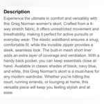 GREG NORMAN Navy BLUE GOLF Tennis Skirt SKORT Women’s S Small Athletic Photo 9