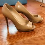 Cathy Jean Beige Heels Photo 7