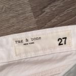 Rag and Bone White Dre Low Rise Denim Shorts Size 27 Photo 3