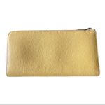 Furla Leather Yellow Zip Zippy Accordion Wallet EUC Photo 1