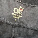 Alo Yoga  Cool Fit Black Cropped Straight Leg Leggings Women’s Small Photo 1