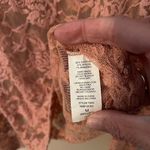 Ambiance long sleeve, poofy shoulder, sheer lace top Size M Photo 3