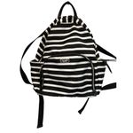 Kate Spade  Dawn‎ Nylon Backpack Black White Stripe Women's Bag Photo 4