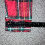 PINK Victoria's Secret Plaid Pajama Set Women Large Top and Pants Christmas Red Photo 13