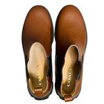Coach  2” Branded Platform Leather Chelsea Boots w/ Stretch Panels & Pull-On Tab Photo 5