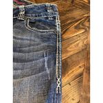 Rock & Roll Cowgirl Jeans Women 28x32 Rhinestones Y2K Thick Stitch Western Photo 12
